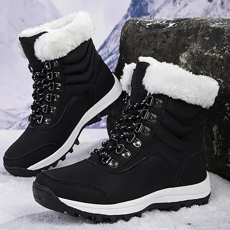 Warm, Thick-Soled Winter Boots for Women