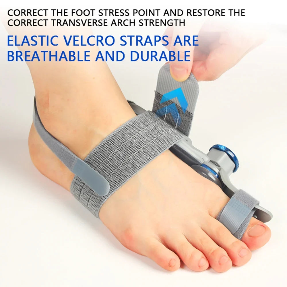 1/2 PCS Bunion Corrector Foot Hallux Valgus Braces Rotatable Toe Separator Straightener Adjustable Finger Toe Corrector
