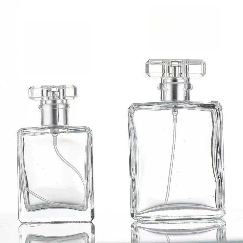 30ml 50ml 100ml Portable Perfume Bottle Squirt Travel Refillable Spray Bottle Glass Empty Sample Sub-Bottling Travel Essentials