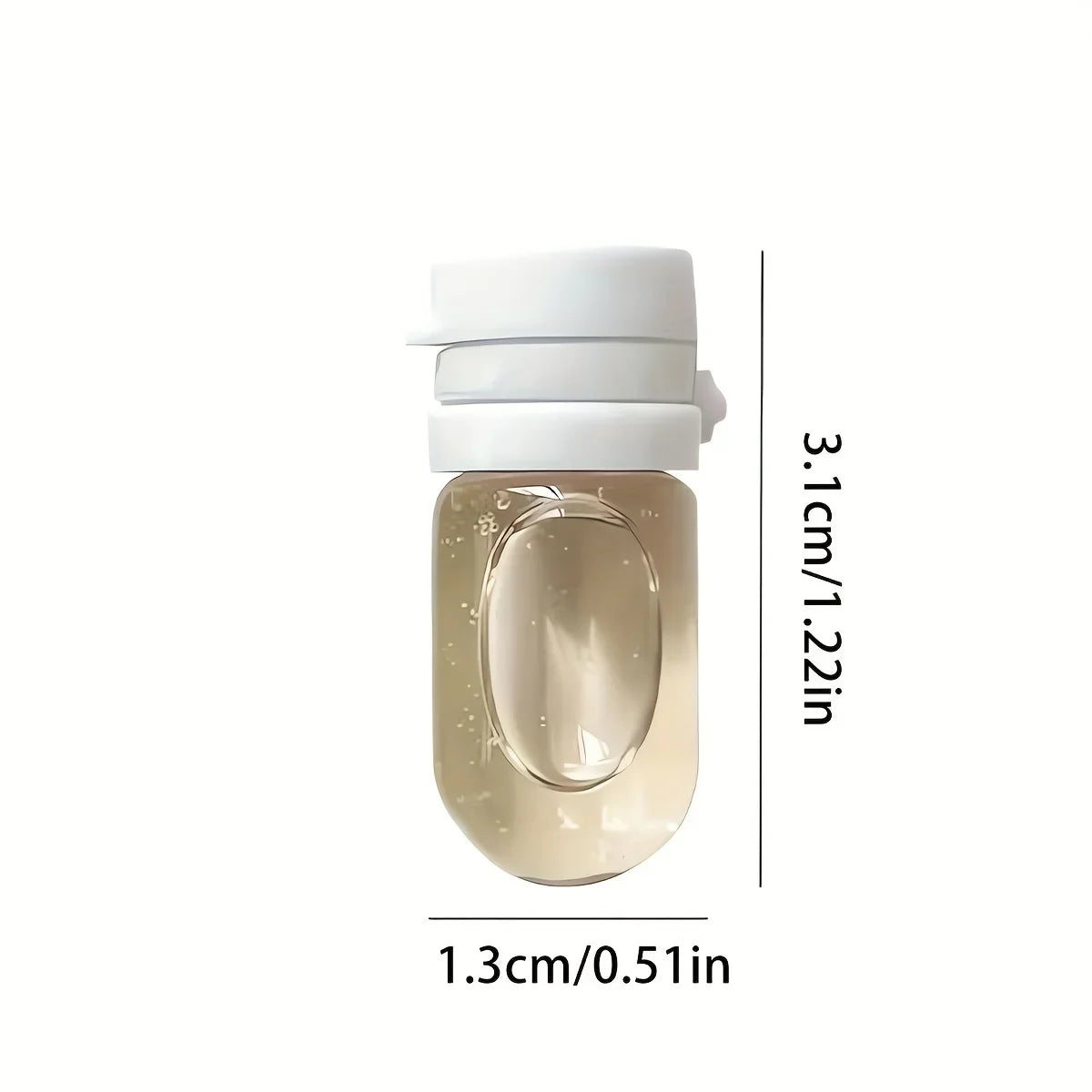 5pcs Clear Leak-Proof Travel Bottle for Makeup Remover & Lotion, Portable Dispenser with Flip-Top Essence Bottled Separately