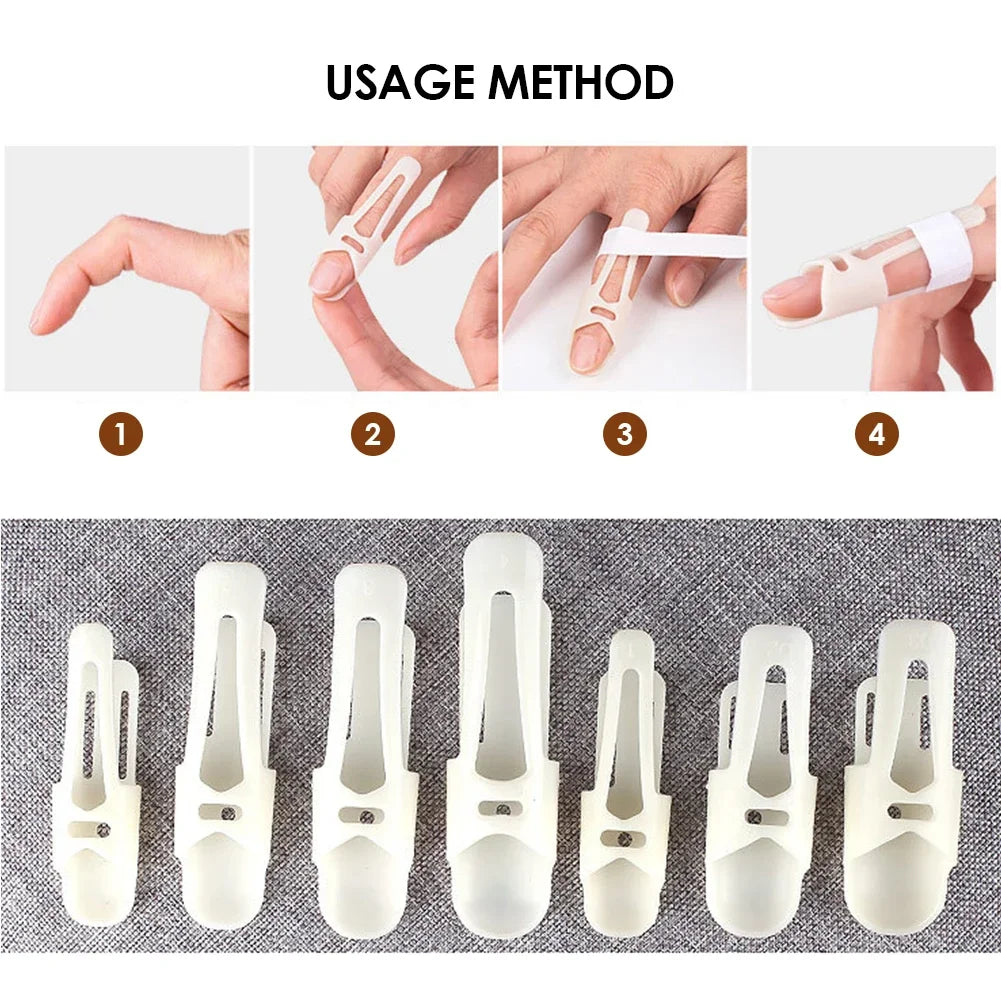 New Finger Splint Fixed Ring Adjustable Broken Finger Joint Stabilizer Finger Splint Bracket Protector Straightening Arthritis