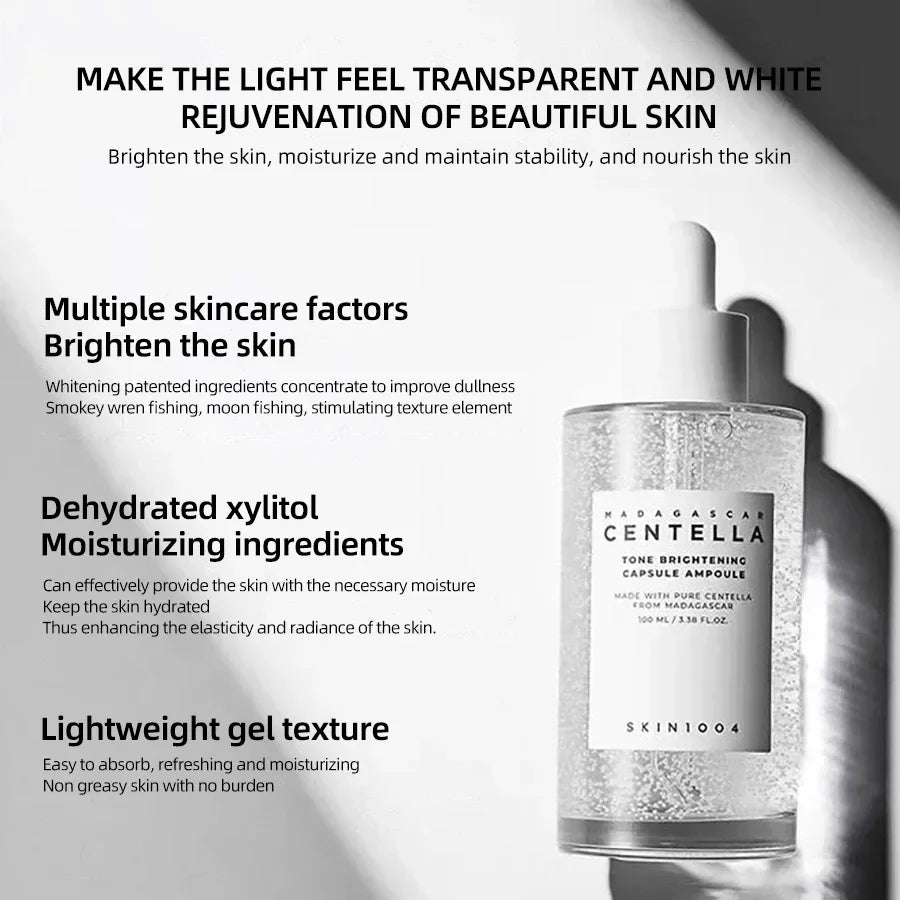 Skin1004 Centella White Crystal Toner - 90% Madagascar Centella Asiatica, Brightening & Hydrating, Refreshing Water Essence for