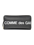 COMME DES GARÇONS WALLET Mini Zip Wallet with Logo Print