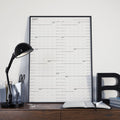 Sunday Monochrome Large Wall Calendar (27x39)