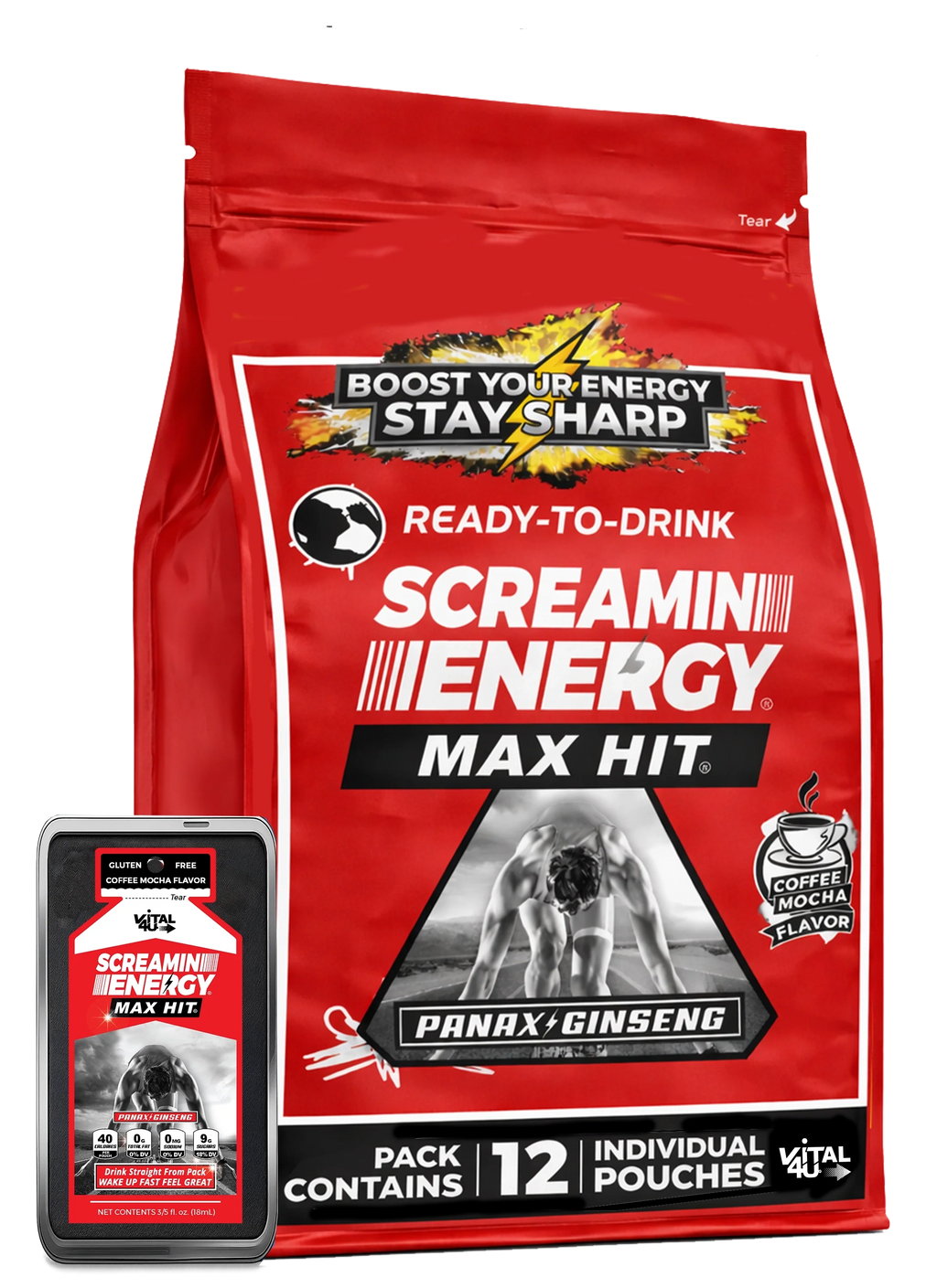Screamin Energy Coffee Mocha