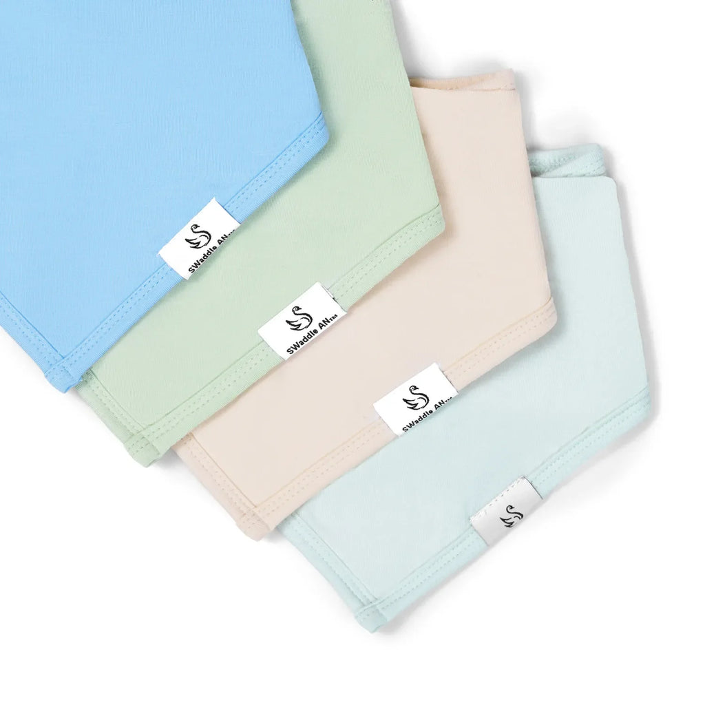 Bamboo Bandana Bibs in Blue Bell
