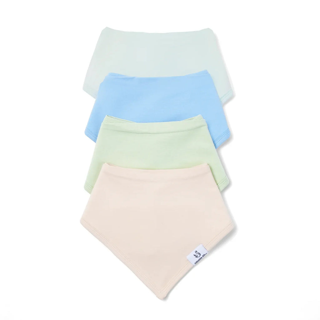 Bamboo Bandana Bibs in Blue Bell