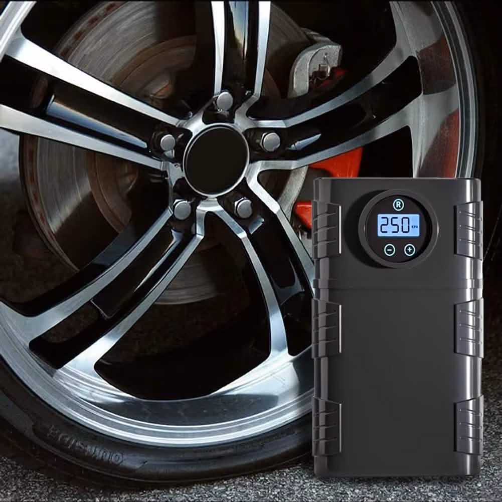 Portable 120 PSI Cordless Air Compressor – Tire Inflator for Car, Bike & Motorcycle