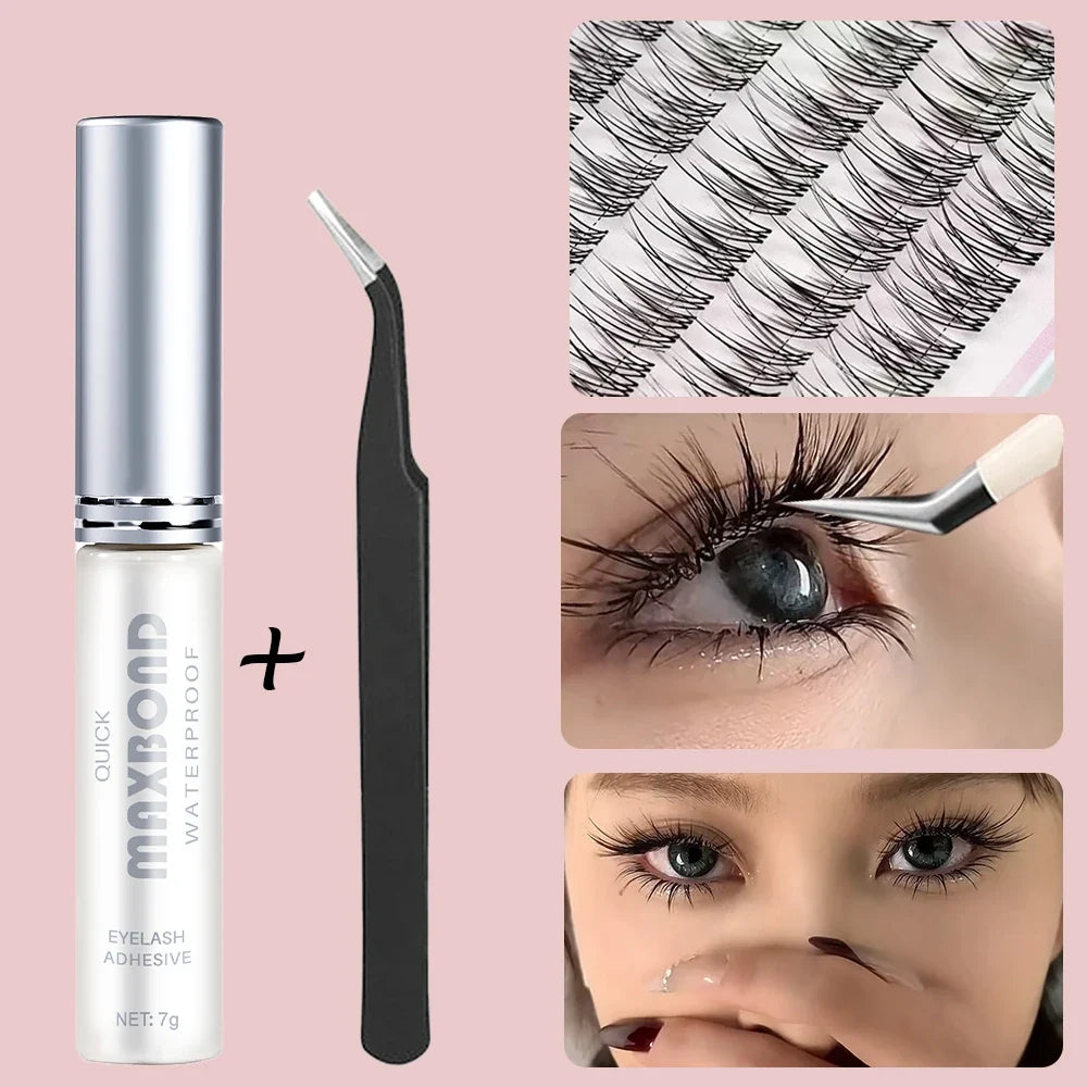 7g False Eyelash Extension Glue Makeup Long Lasting Waterproof Fast Dry Strong No Irritation Transparent Eyelashes Primer Tools#