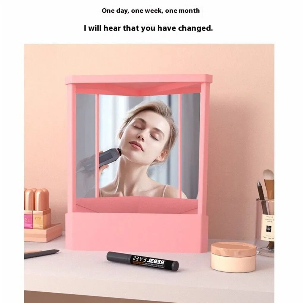 Professional True Mirror Non Reversing Mirror Clear Inverted Mirror Cosmetic Mirror For Cosmetic Makeup Vanity Table Bedroom