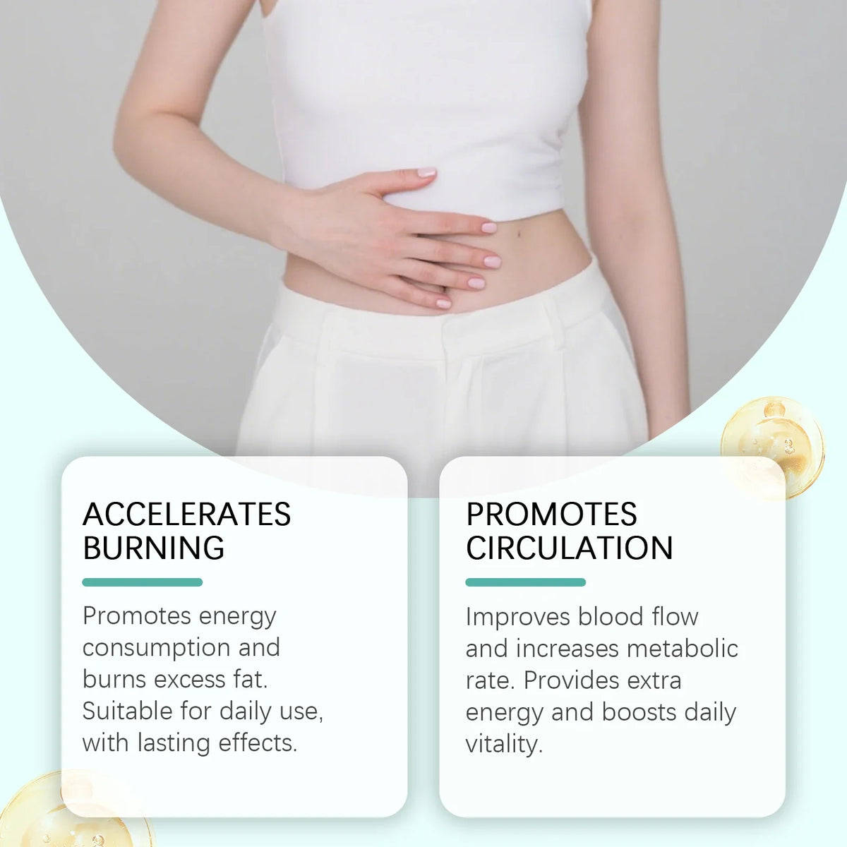 Body Shaping Care Patch - Lightweight, Skin-Fitting, for Body Contour, Comfortable for External Use, Lazy-Friendly & Convenient