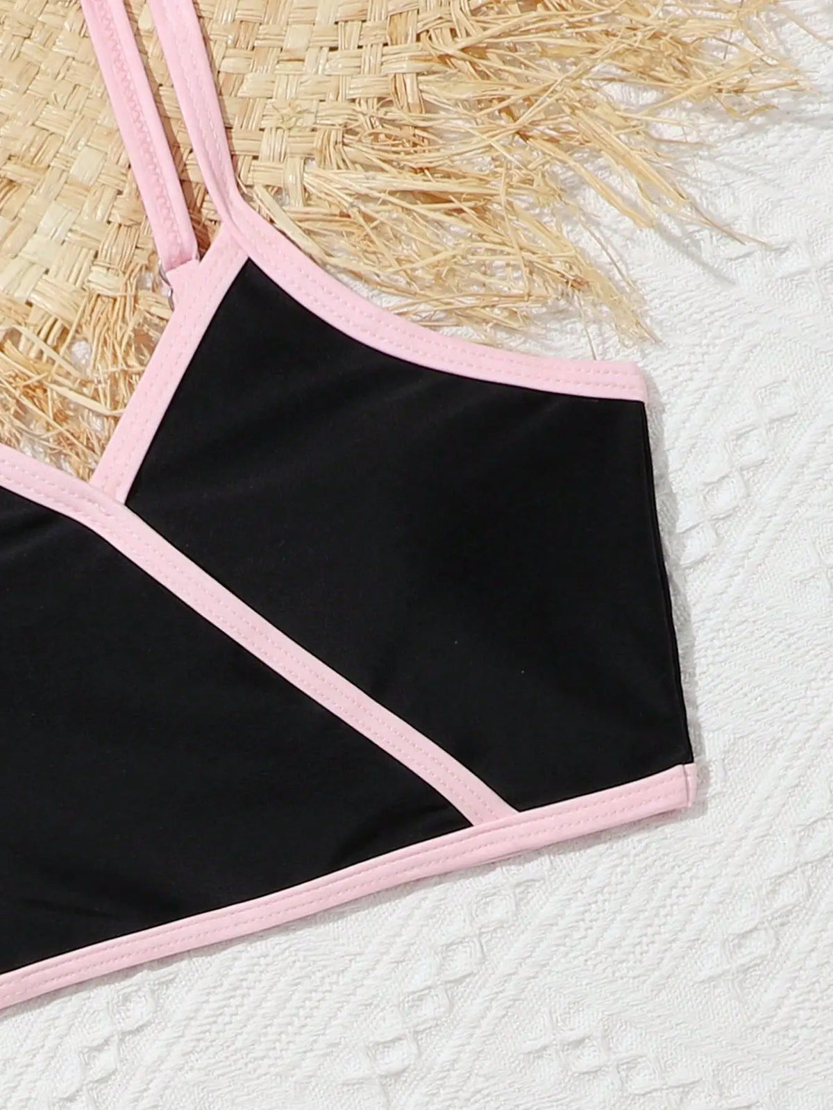 Waisted Bikini Sets with Shorts for Girls