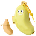 Banana Shape Toothbrush Cover & Toothpaste Travel Case, Silicone Dustproof Holder, Camping, Home