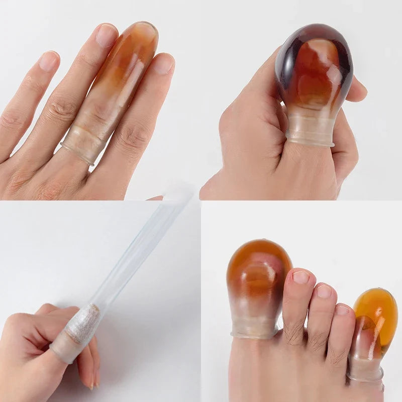 Waterproof Soak Potion Finger Cots – Protective Covers for Finger and Toe Injuries, Wounds, and Shower Protection