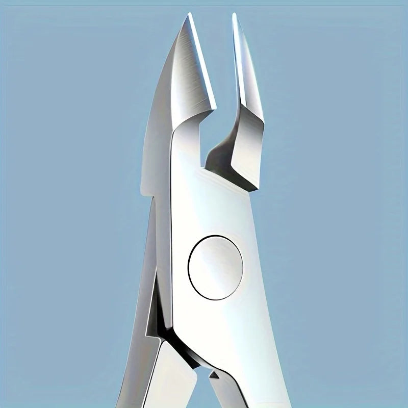 1pc Stainless Steel Cuticle Nipper, Single Piece Dead Skin Remover, Manicure Pedicure Tool, Unscented Nail Care Accessory