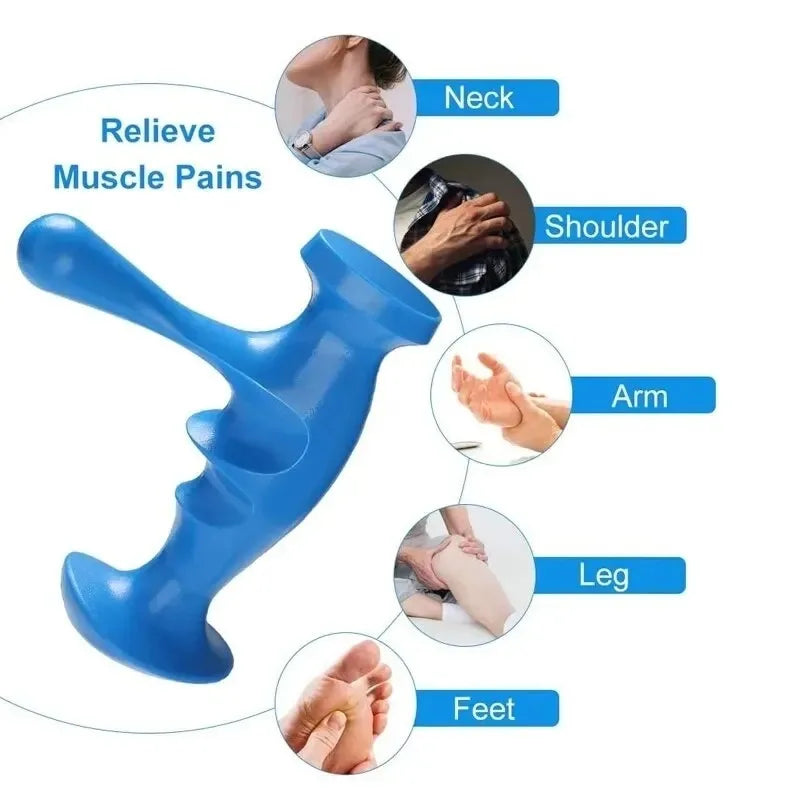 Handheld Massage Tools Thumb Saver Massages Finger Pressure Press Trigger Point Manual Massager Full Body Stress Deepest Relief