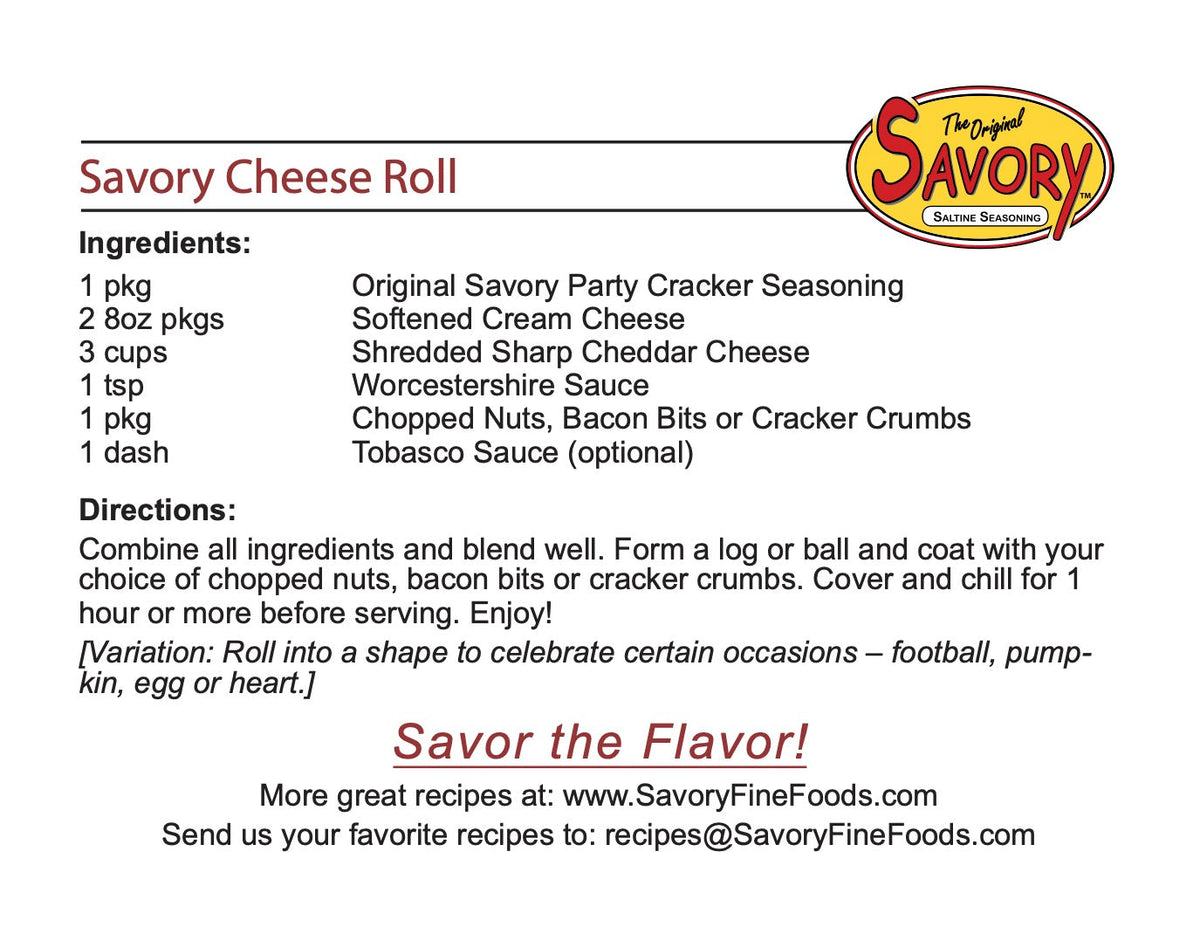 Savory Party Cracker Seasonings