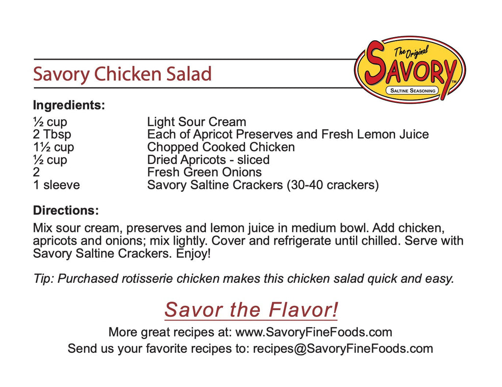 Savory Party Cracker Seasonings