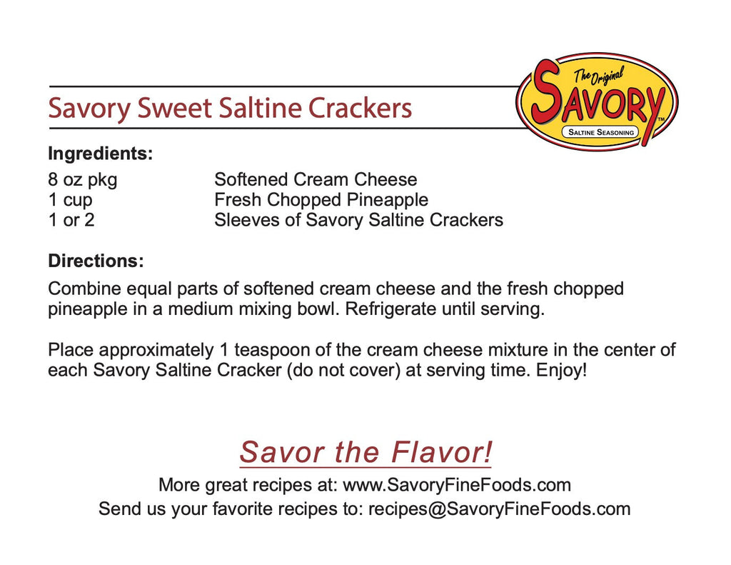 Savory Party Cracker Seasonings