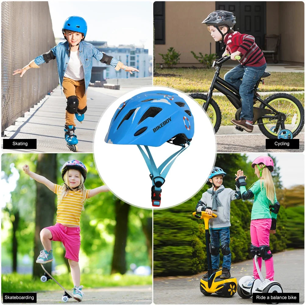 Youth Cycling Helmet: Enhanced Visibility with Taillights