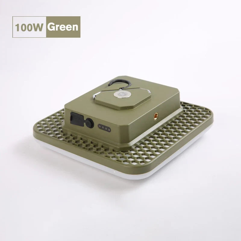 18000mAh 100W Rechargeable LED Camping Lantern Strong Light Magnetic Portable Torch Tent Light Emergency Work Maintenance Light