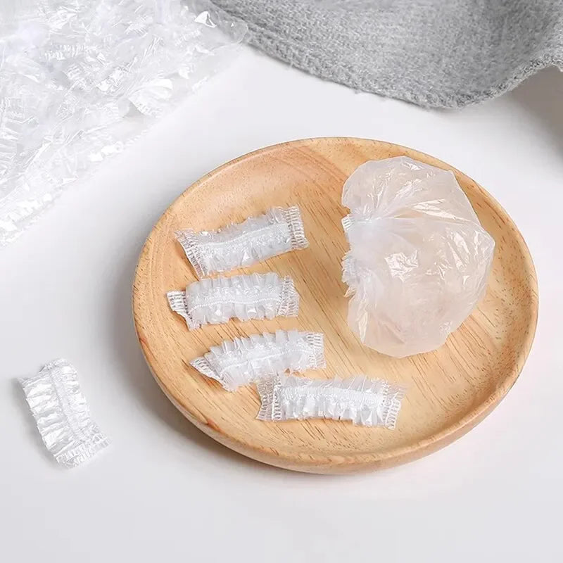 100/200/300PCs Transparent Disposable Waterproof Ear Covers Elastic Earmuffs for Hair Dye Protective Shower Earmuffs for Salon