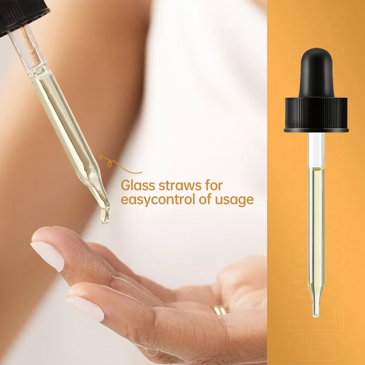Castor essential oil has a unique scent and is suitable for hair care, body massage, aromatherapy and diffusers.