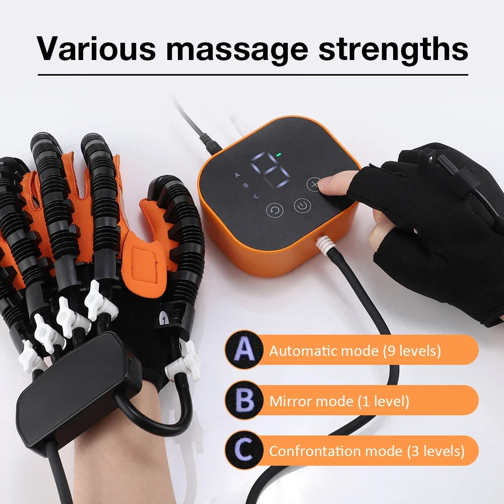 Robot Gloves Stroke Hemiplegia Cerebral Infarction Training Device Finger Exerciser Hand Function Recove Rehabilitation