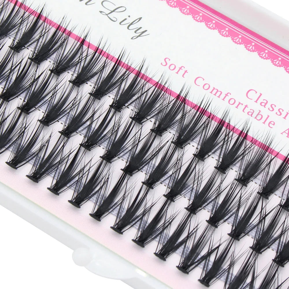 Russian Volume False Eyelashes 30D Mink Eyelash Extension Natural C/D/DD Curly Mixed Length Makeup False Eyelashes Cilia