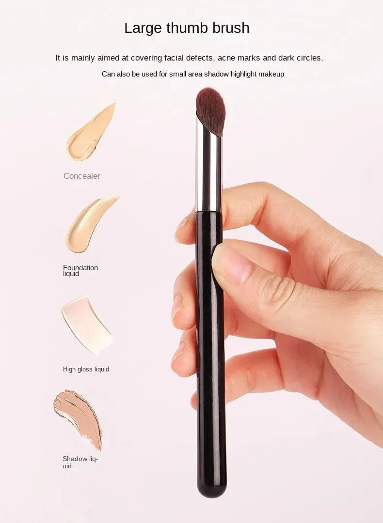 Finger-Tip Concealer Blender Brush - Precision Cover & Smudge Tool for Blemishes, Dark Circles, and Detailing, Multi-Use Makeup