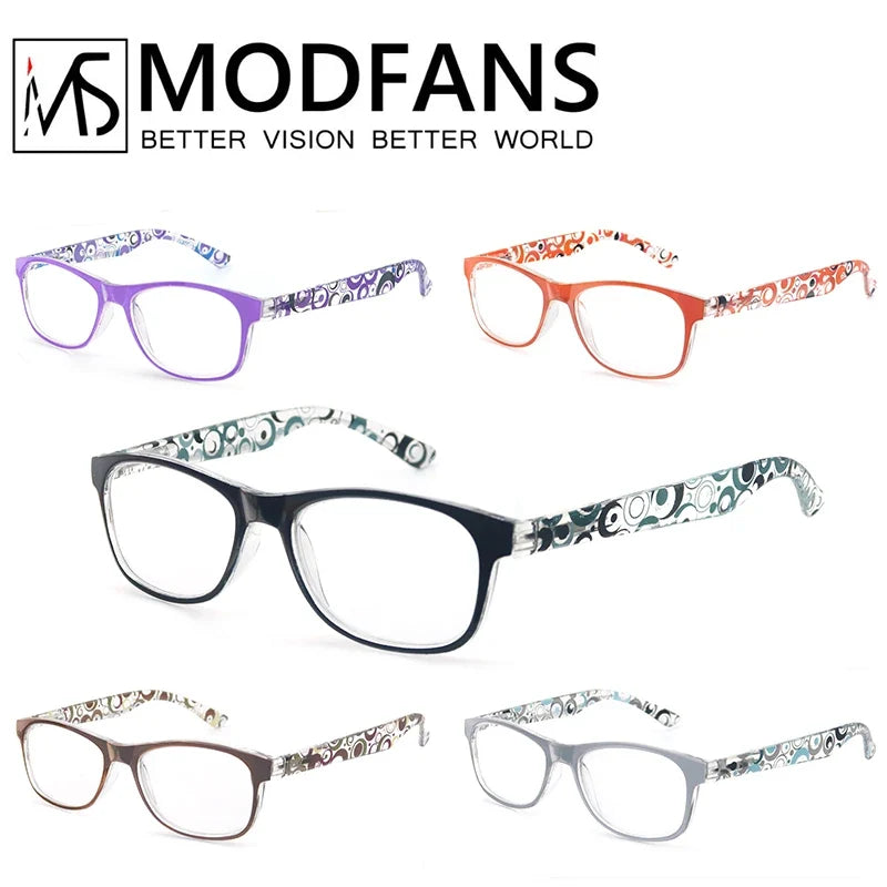 Cat Eye Reading Glasses for Women Round Colorful Classic Frame Spring Hinge Hign Quality Ladies Readers Eyeglasses with Diopter