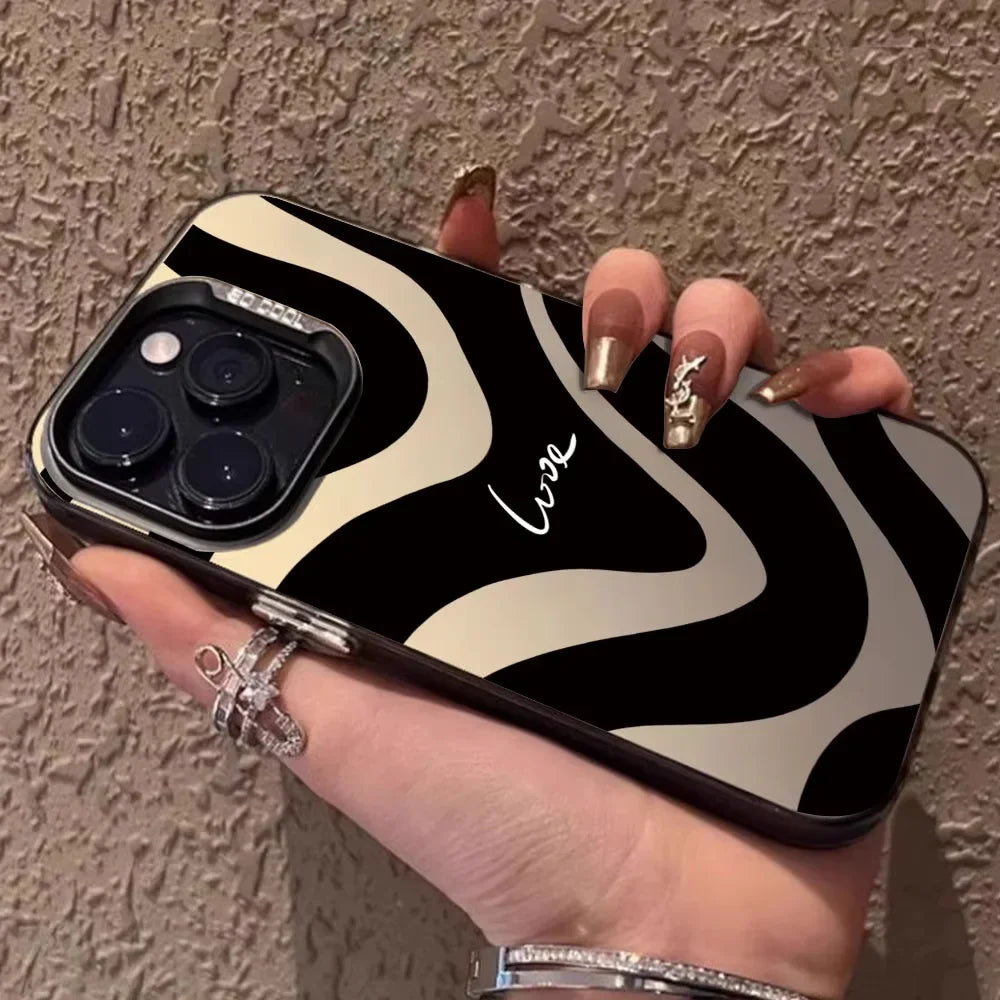 Black Polka Dot Pattern Phone Case