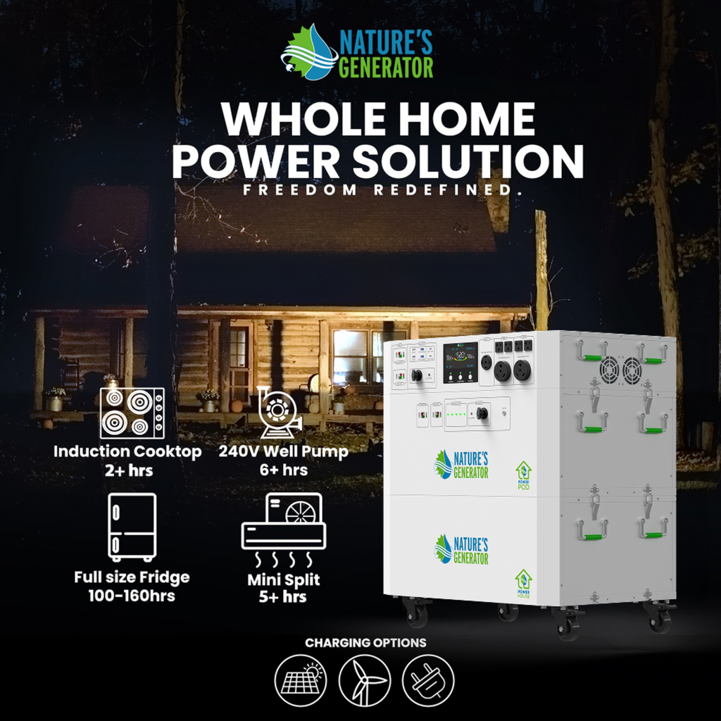 Powerhouse Gen 2 Solar Generator and Transfer Switch