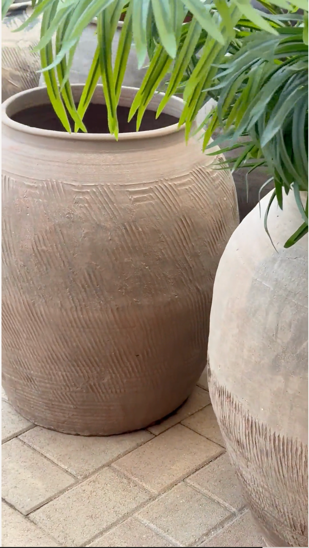 Large Rustic Unglazed Storage Pot