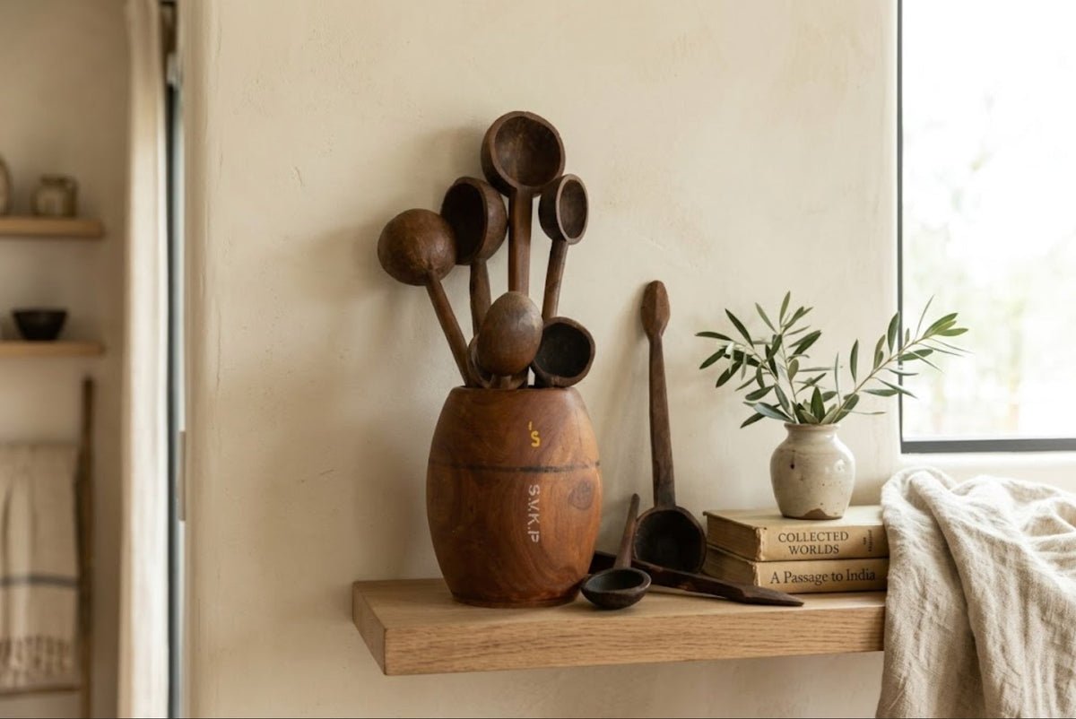Diamond Shape Handle Primitive Spoon