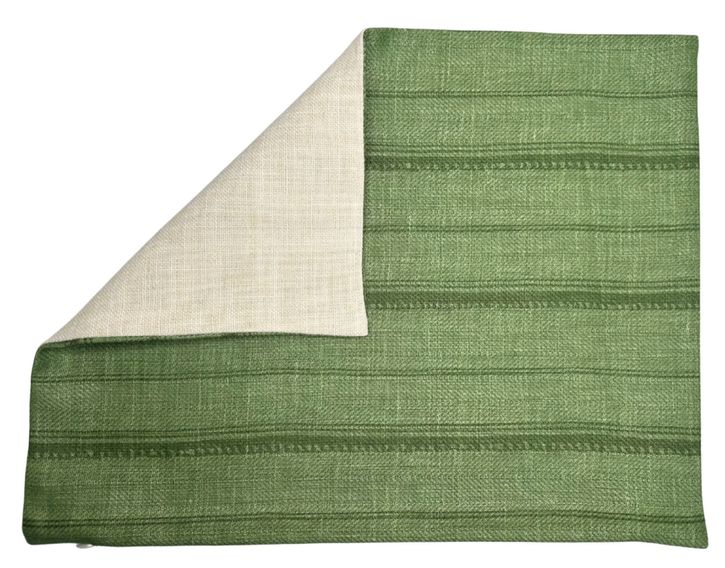 Malabar Pillow Cover in Green, Peter Dunham Textiles