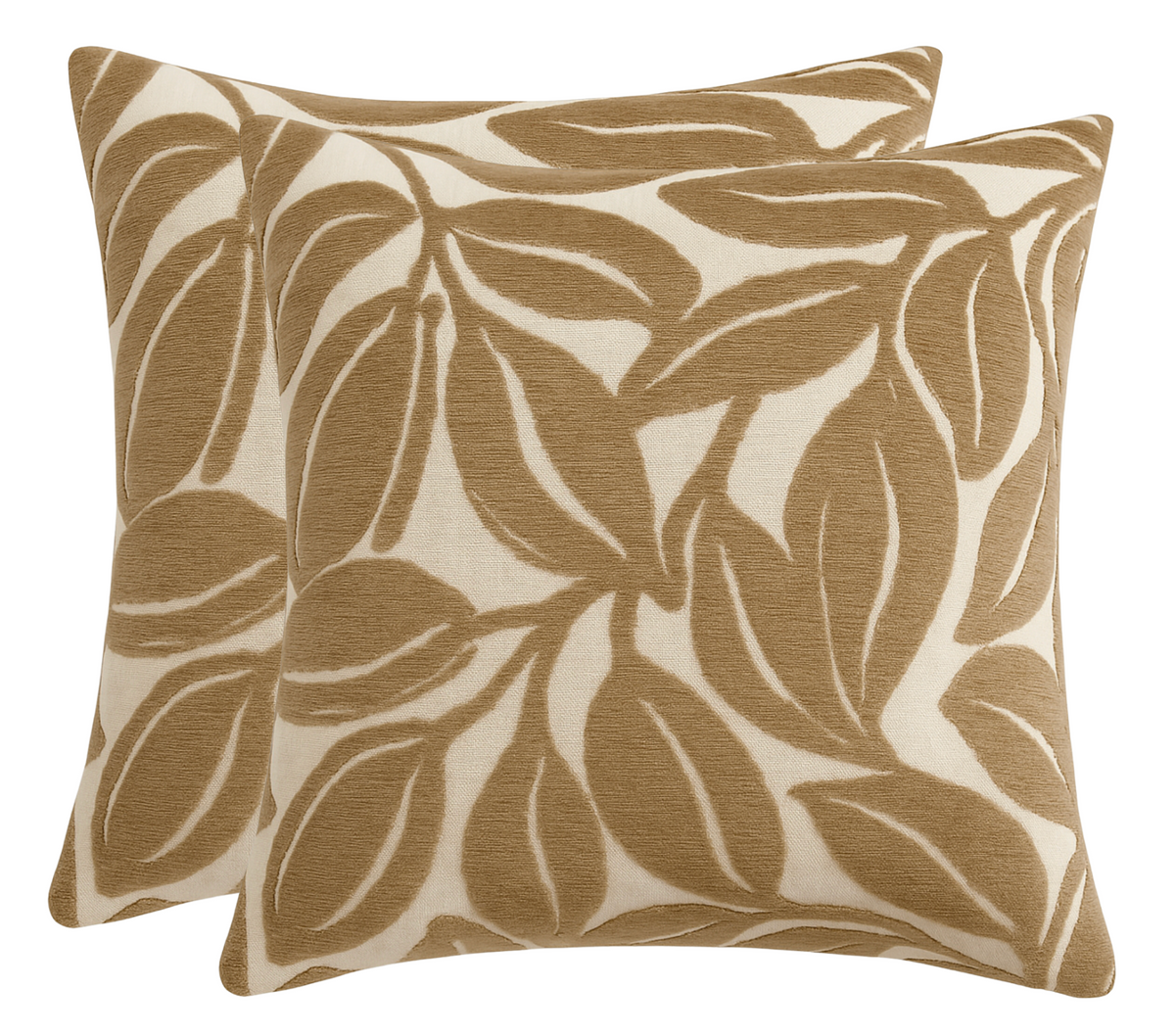 Kona Velvet Pillow Cover in Mocha, Thibaut Pillows