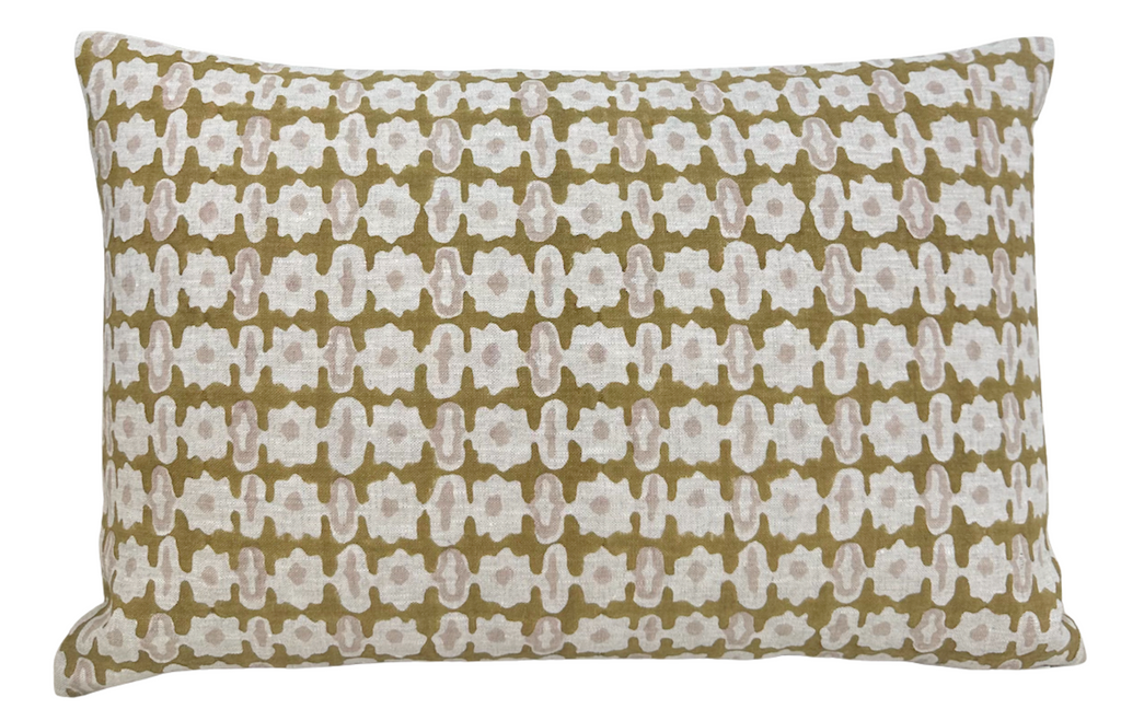 Pahari Pillow Cover in Saffron, Walter G Textiles