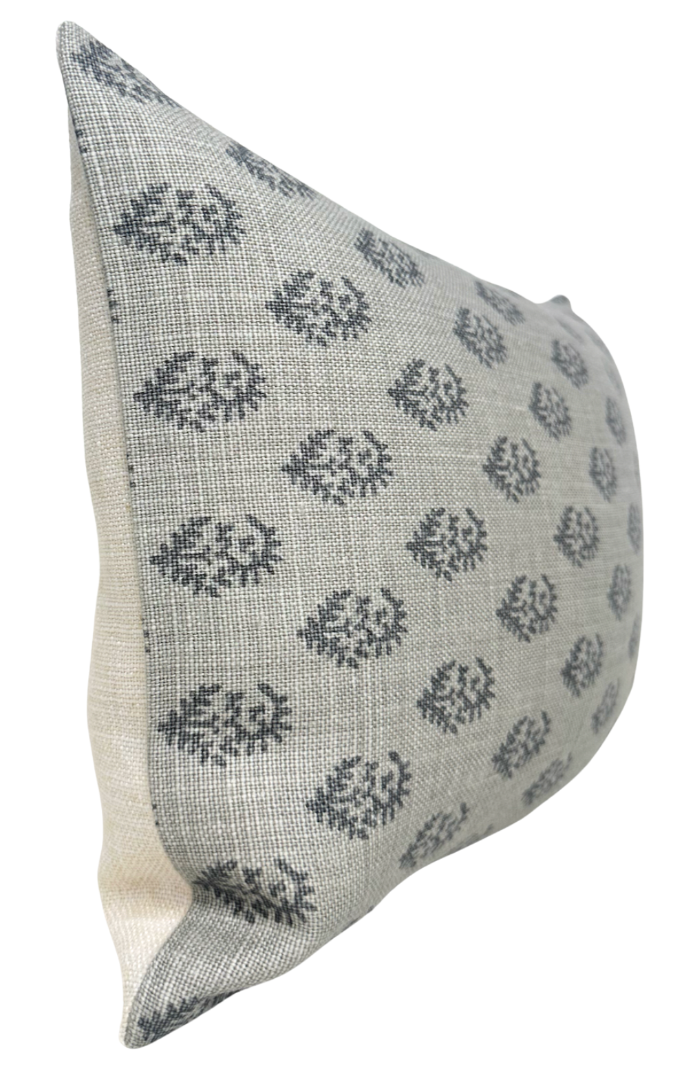 Rajmata Pillow Cover in Grey, Peter Dunham Textiles