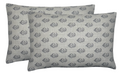 Rajmata Pillow Cover in Grey, Peter Dunham Textiles