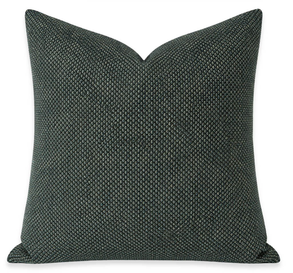 Janas Pillow Cover in Green, Designer Pillows