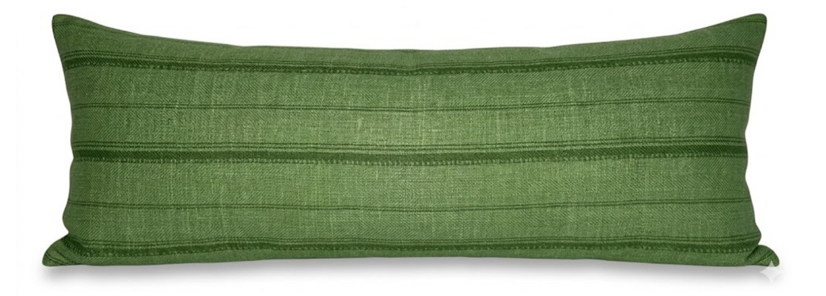 Malabar Pillow Cover in Green, Peter Dunham Textiles