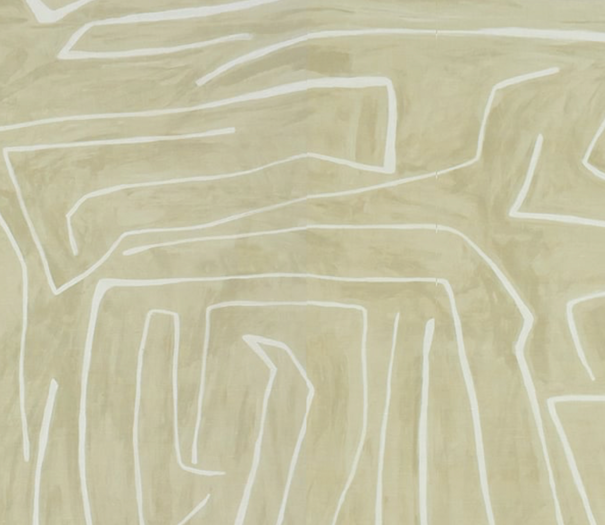 Graffito Pillow Cover in Beige Ivory, Kelly Wearstler Textiles