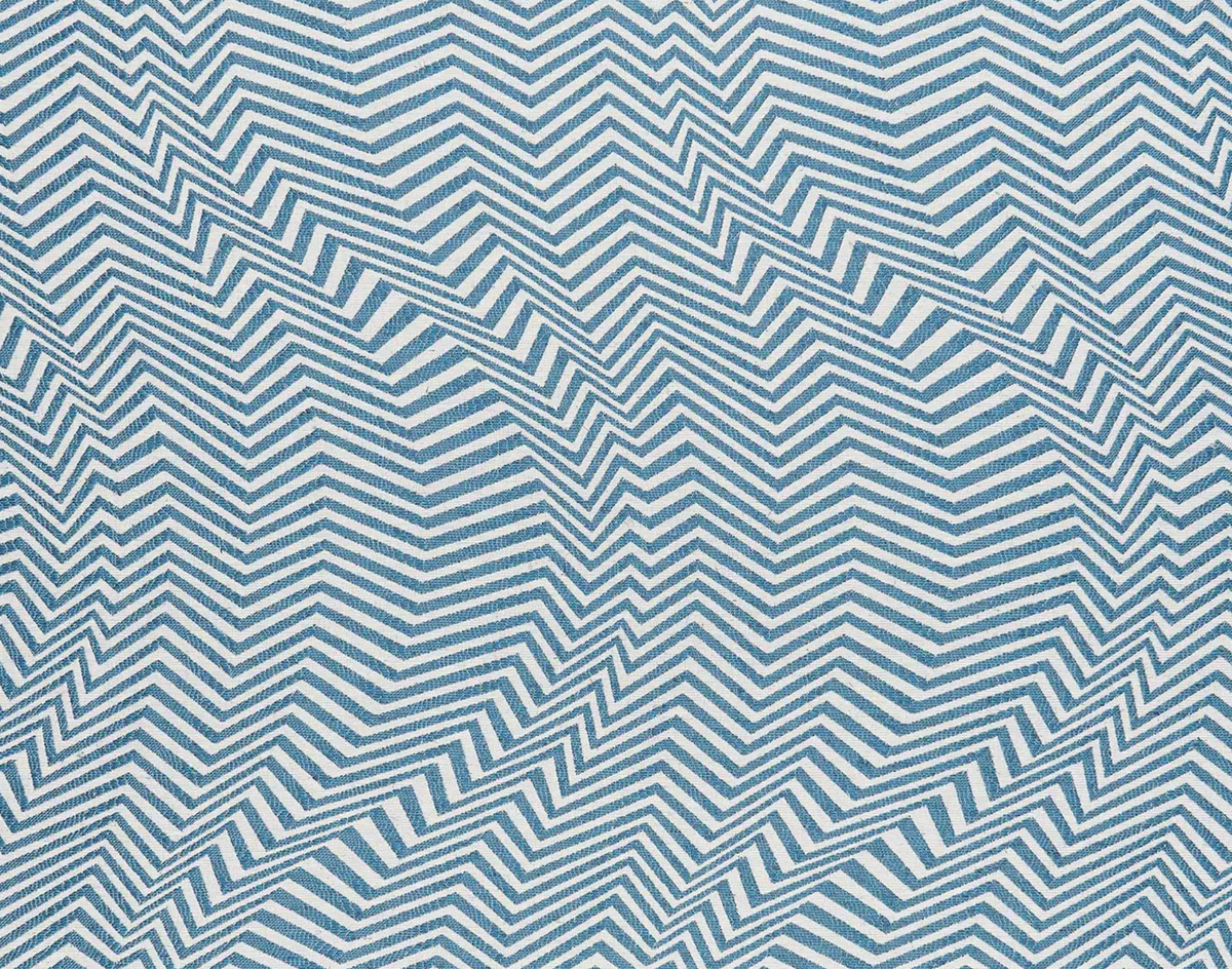 Sea Swell Pillow Cover in Blue, Jennifer Shorto Textiles