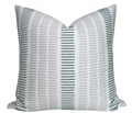 Topsail Pillow Cover in Sterling and Slate, Thibaut Pillows