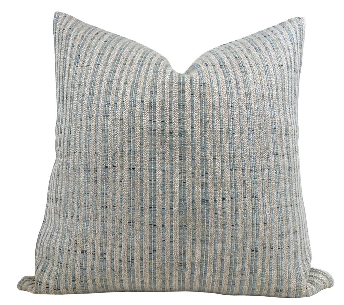 Unravel Pillow Cover in Aqua Blue