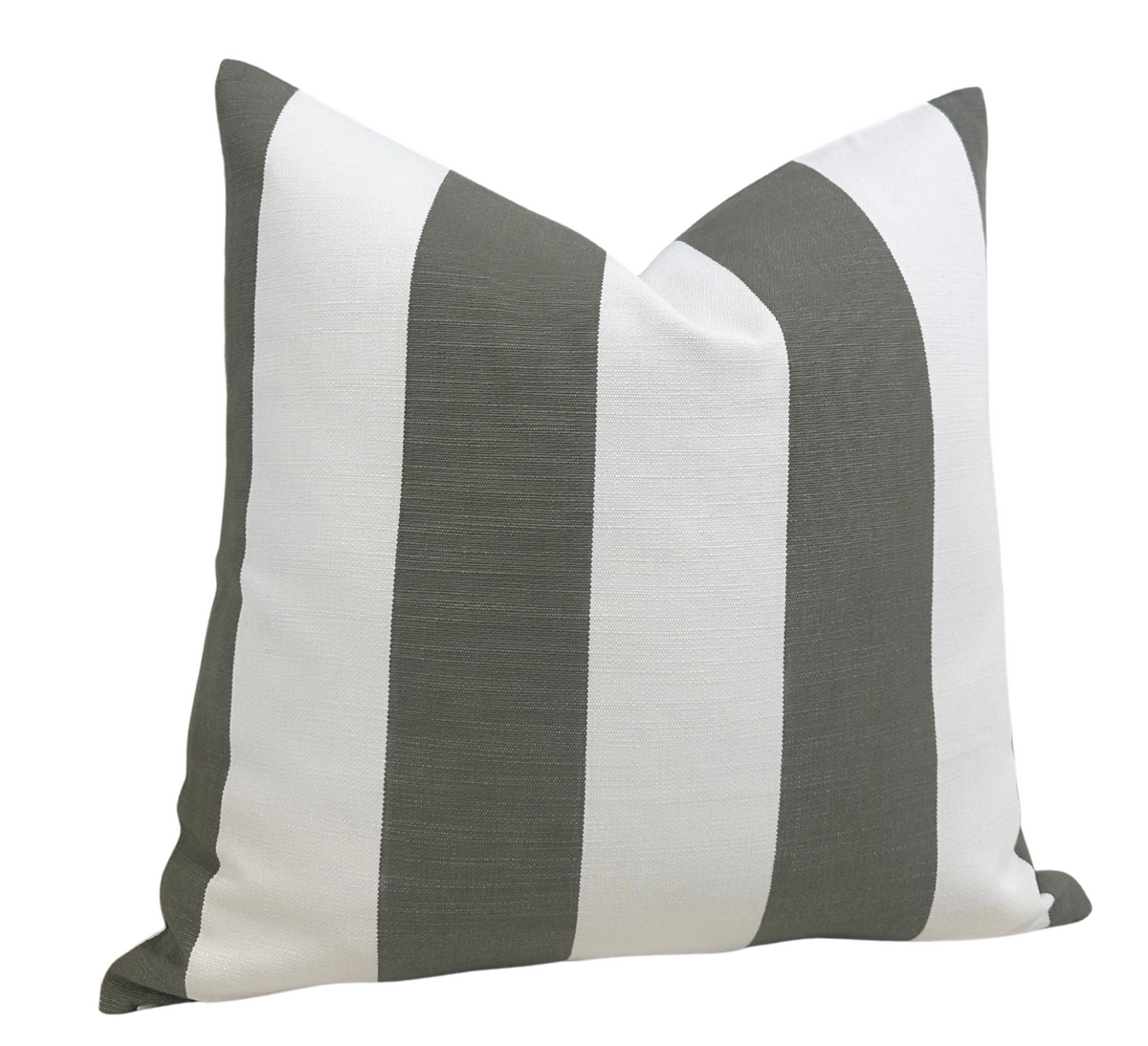 Go To Stripe Pillow Cover in Olive, Perennials Textiles