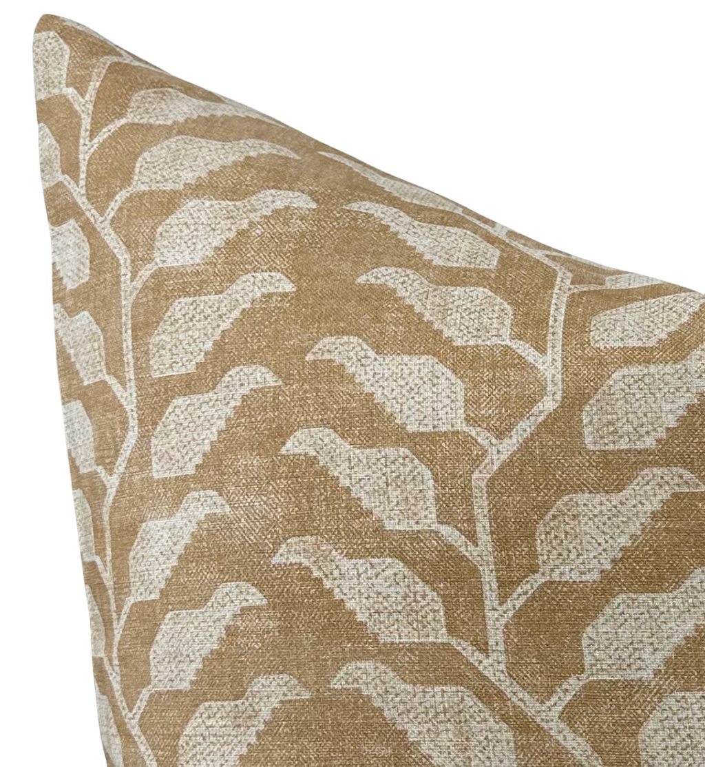 Folio Pillow Cover in Ochre, Susan Connor Textiles