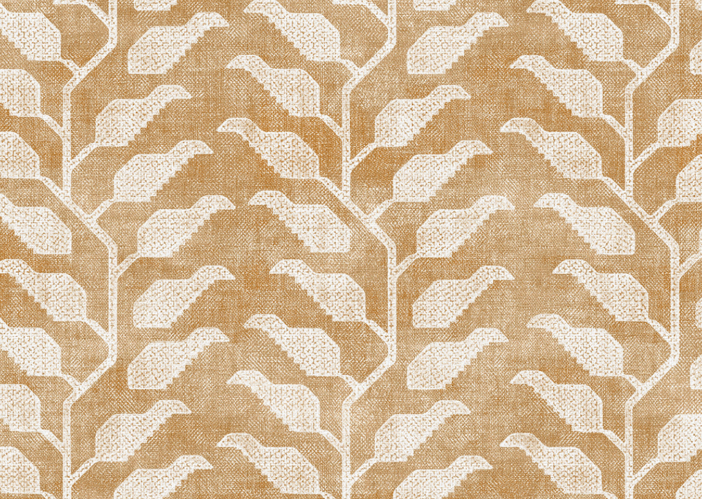 Folio Pillow Cover in Ochre, Susan Connor Textiles