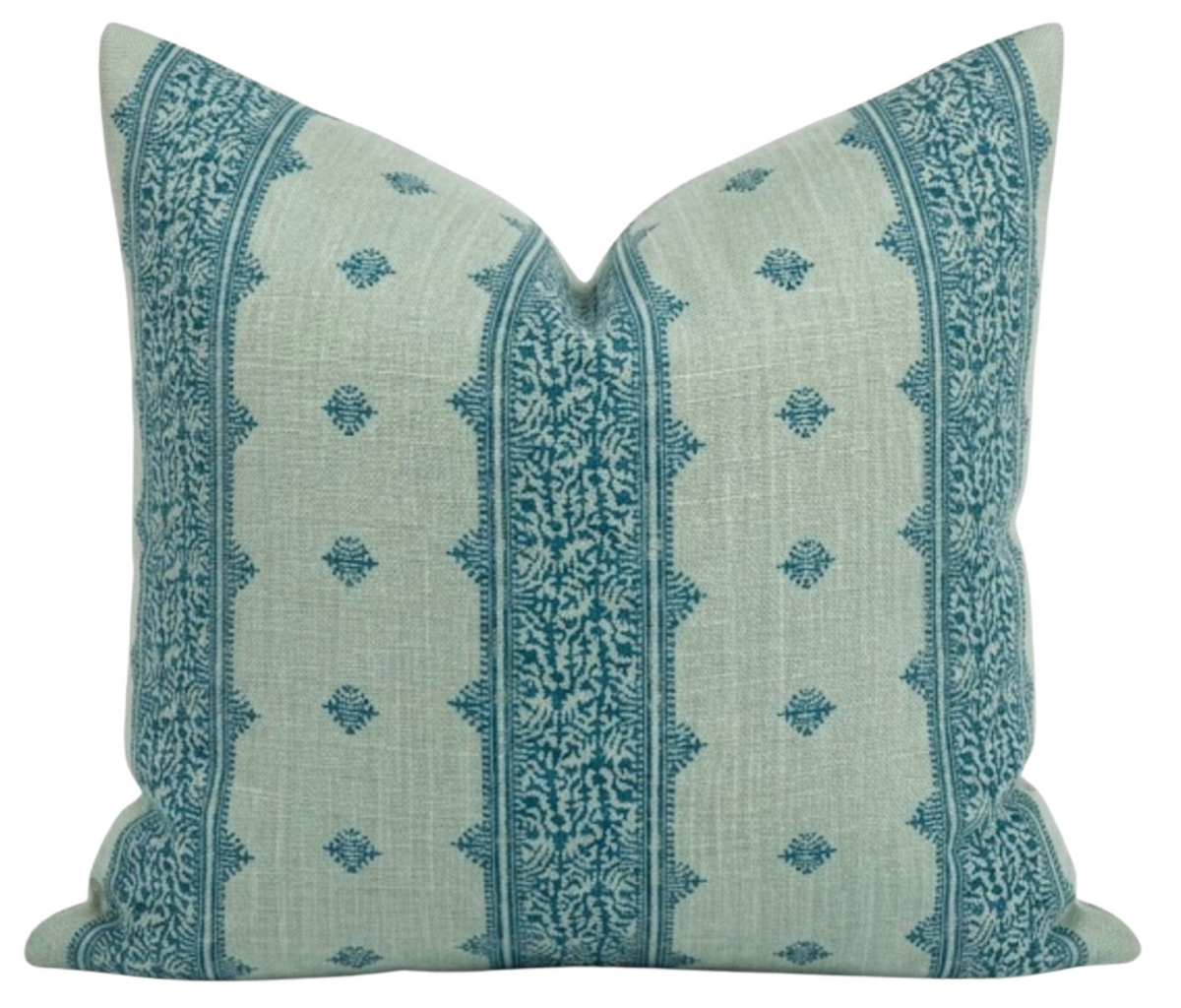 Fez Pillow Cover in Teal Blue, Peter Dunham Textiles